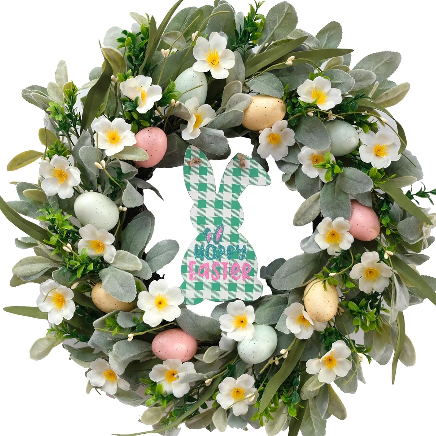 Lamb Ears Floral Wreath