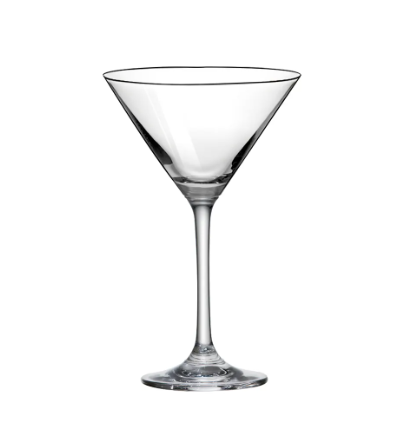 STONE ISLAND Cocktail Glass Lead Free Crystal Glass Laser cutting Rim