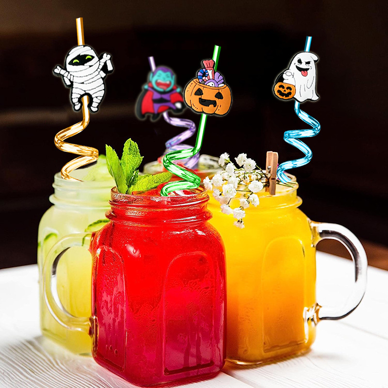 Halloween Party Disposable Straws