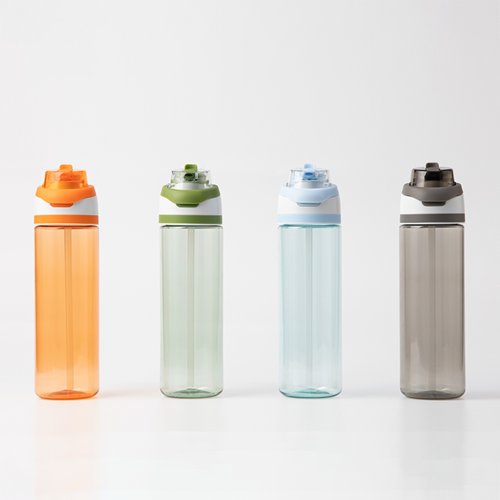 Single wall bottle with handle