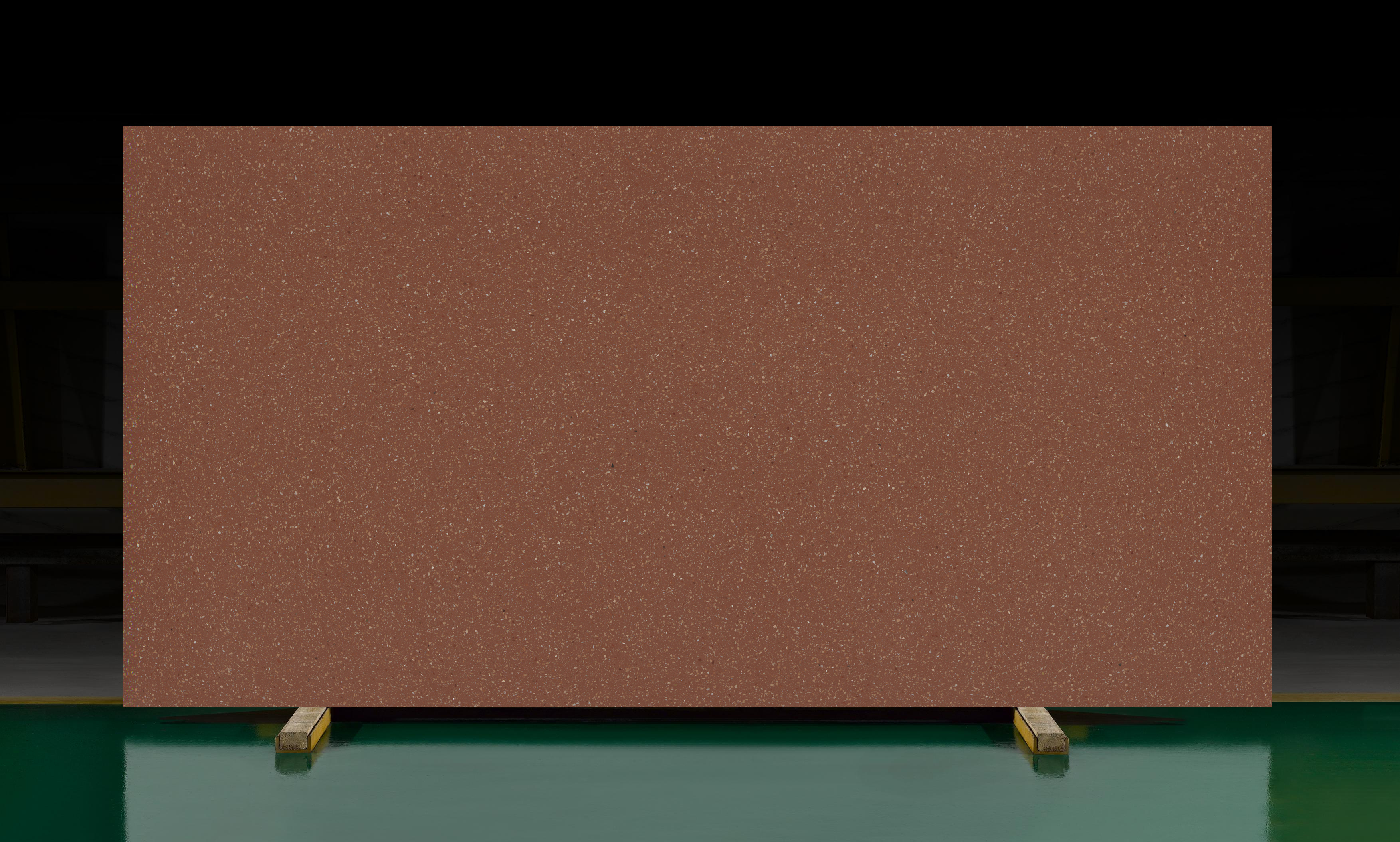Terrazzo: Orange peel red