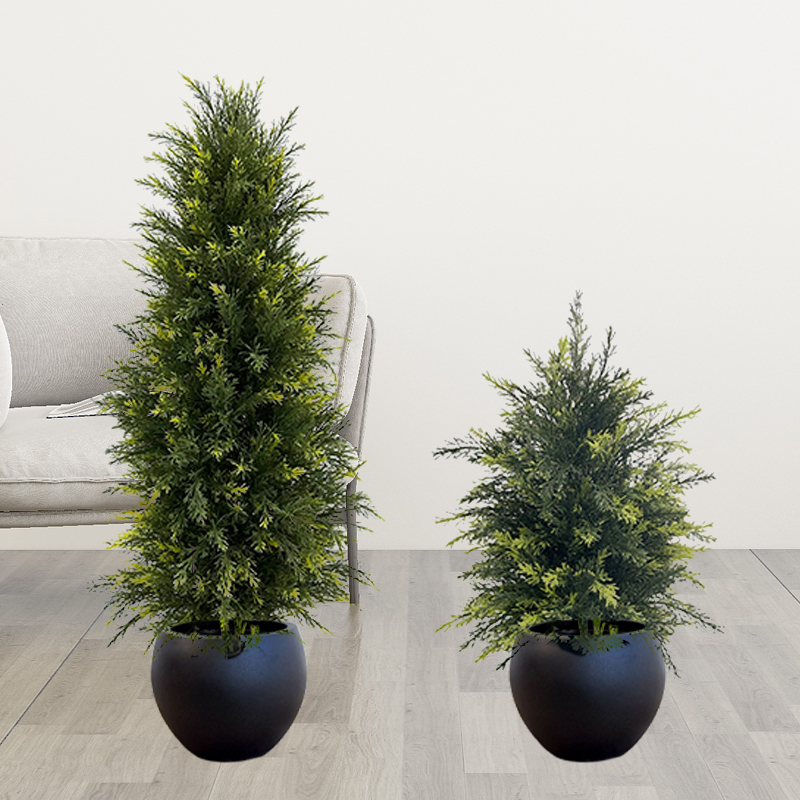 JIYUAN Artificial Cypress tree Artificial Cedar Tree for Outdoor and Indoor