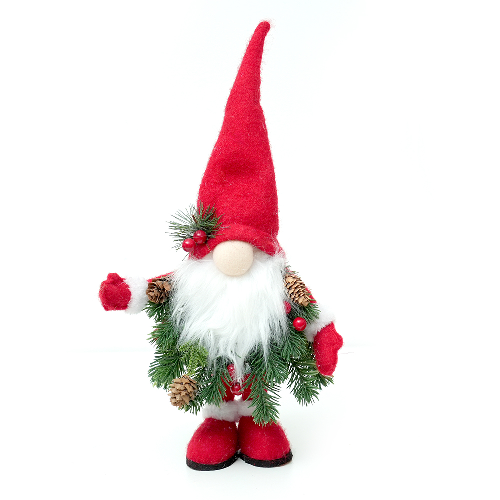 Transworld 40cm Faceless Gnomes Plush Red Santa Claus Exquisite Christmas Gift Santa Dolls
