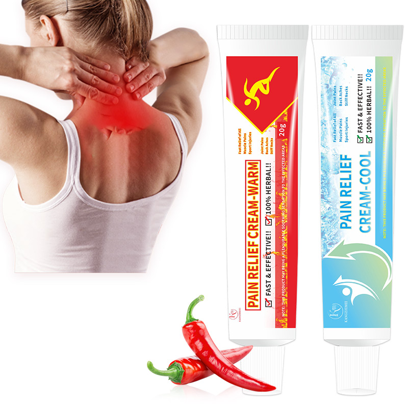 Reusable injury body joint muscle arthritis cold hot pain relief cream