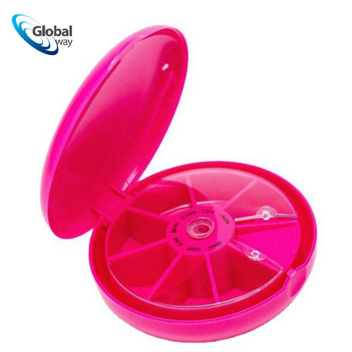 Pill box (round press type)