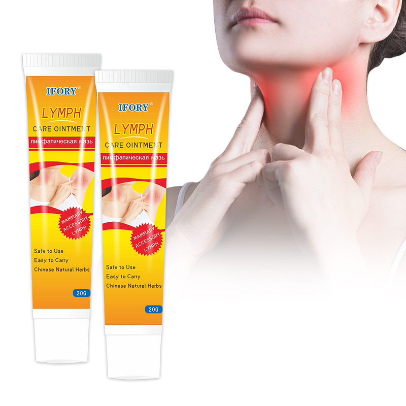 Massage cream fast penetration lymph nodes lymphatic detox ointment