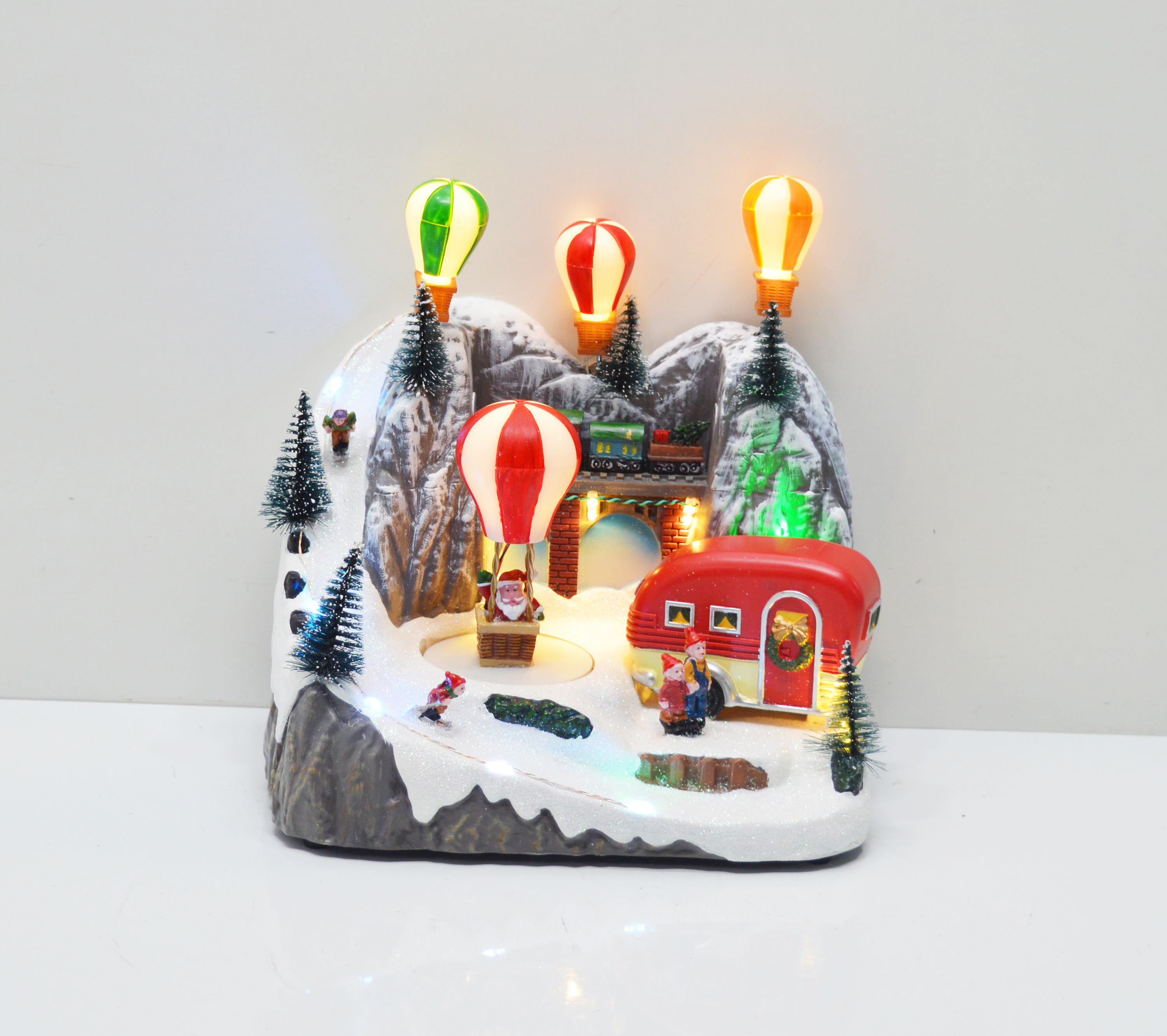 Christmas village scene