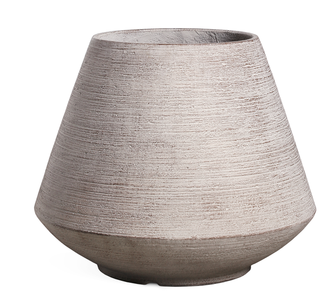 Cement flower pot