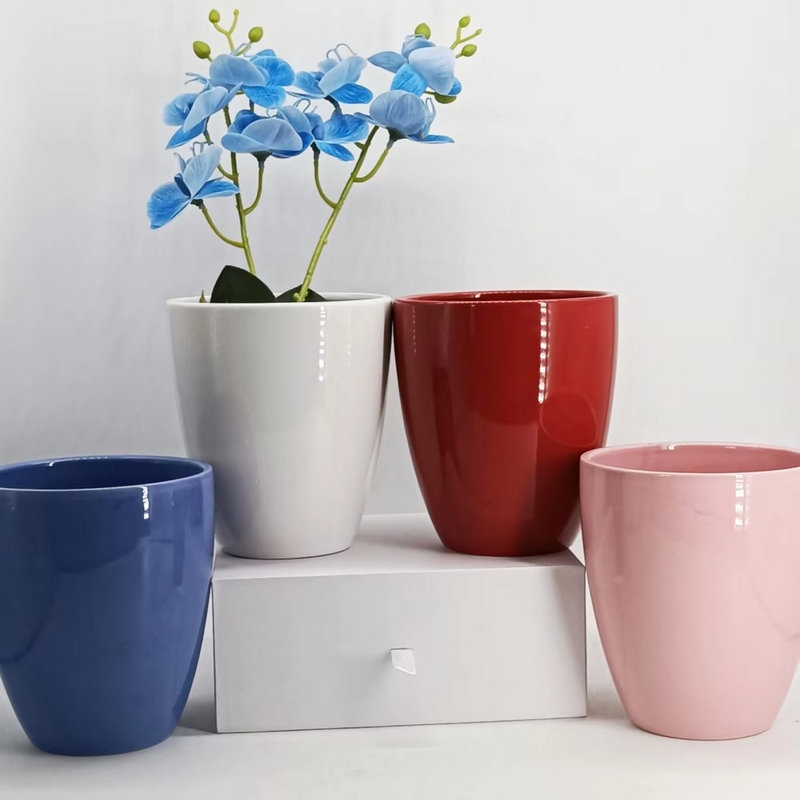Ceramic orchid pot