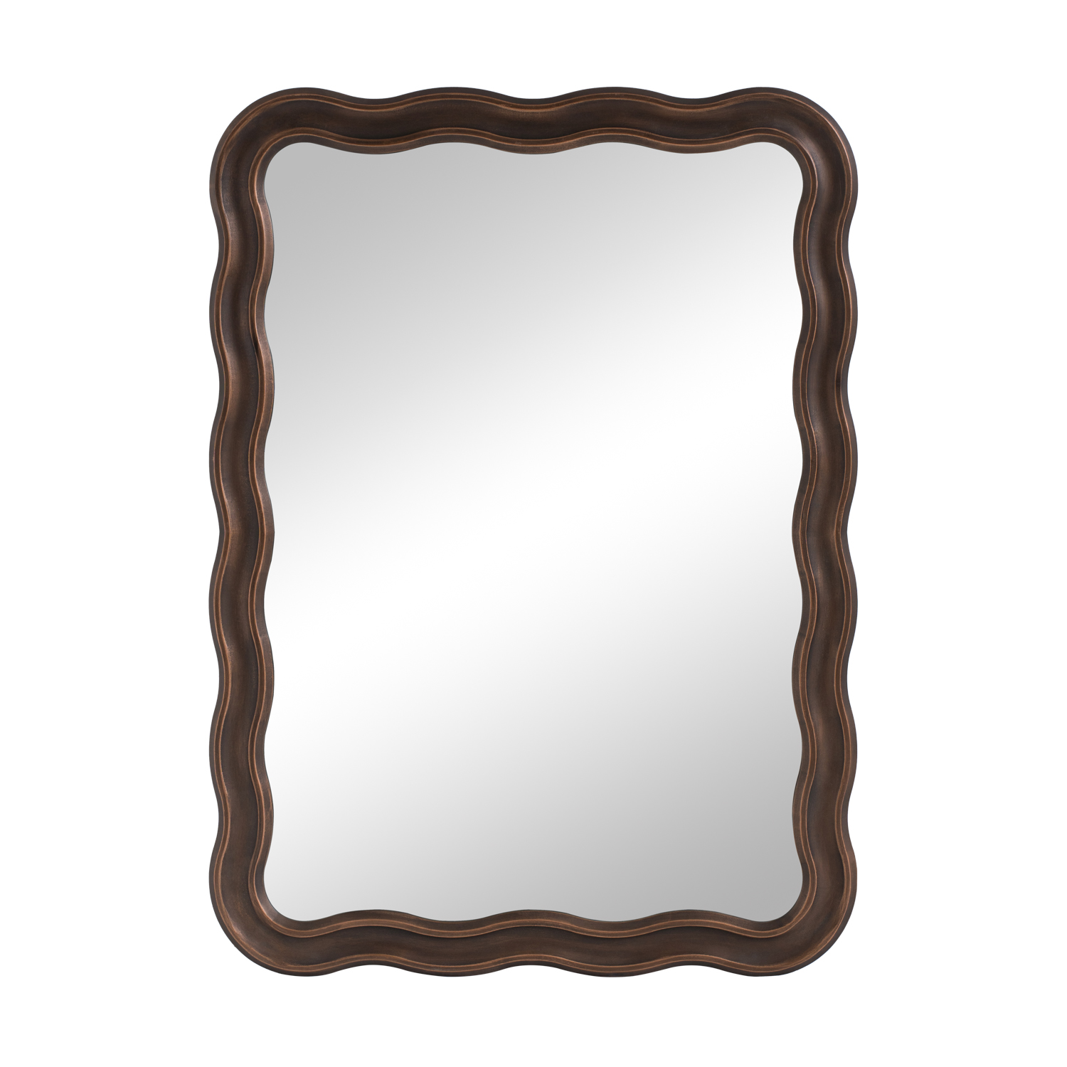 European design luxury Wave radian elegant design wall mirror