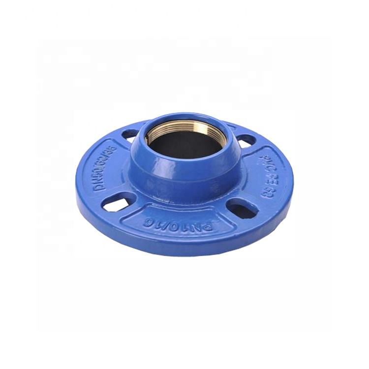 ISO2531, EN545 Round DI Ductile Iron Quick Flange Adaptor for PVC or HDPE Pipe