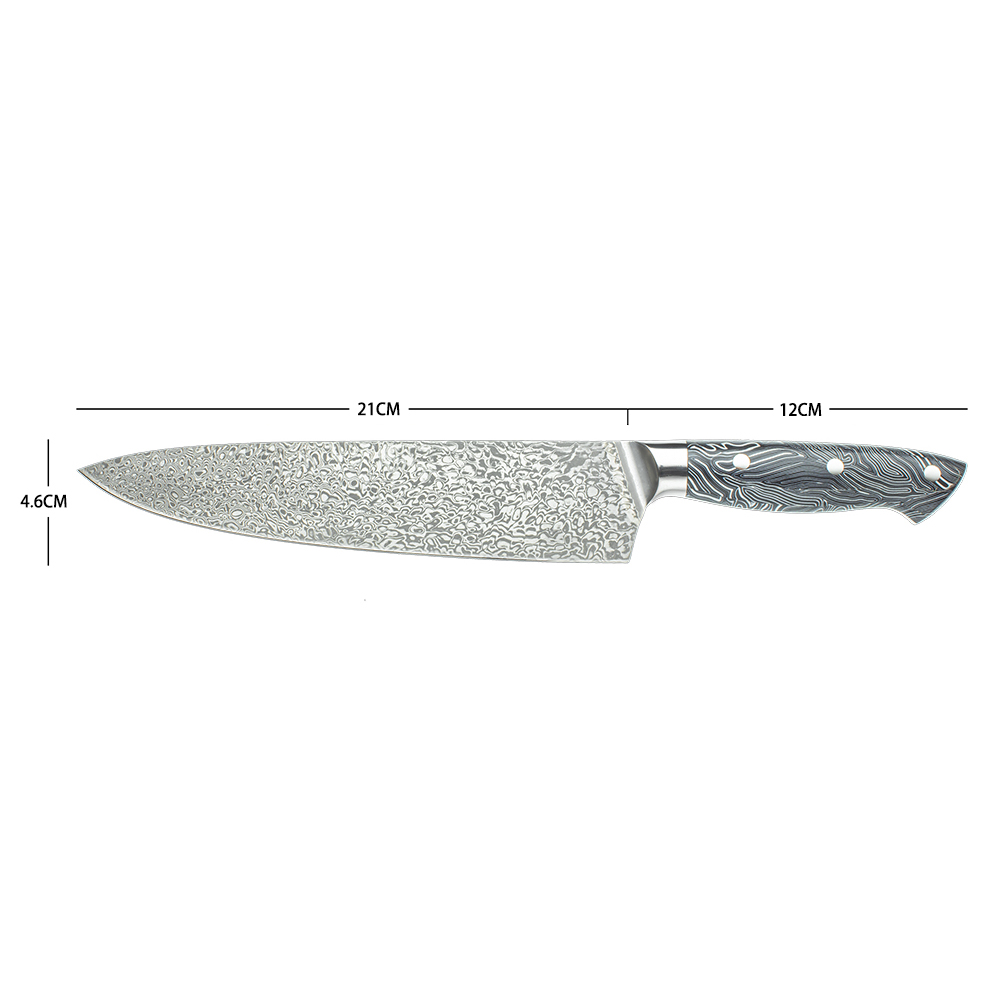 8inch Damascus steel chef knife