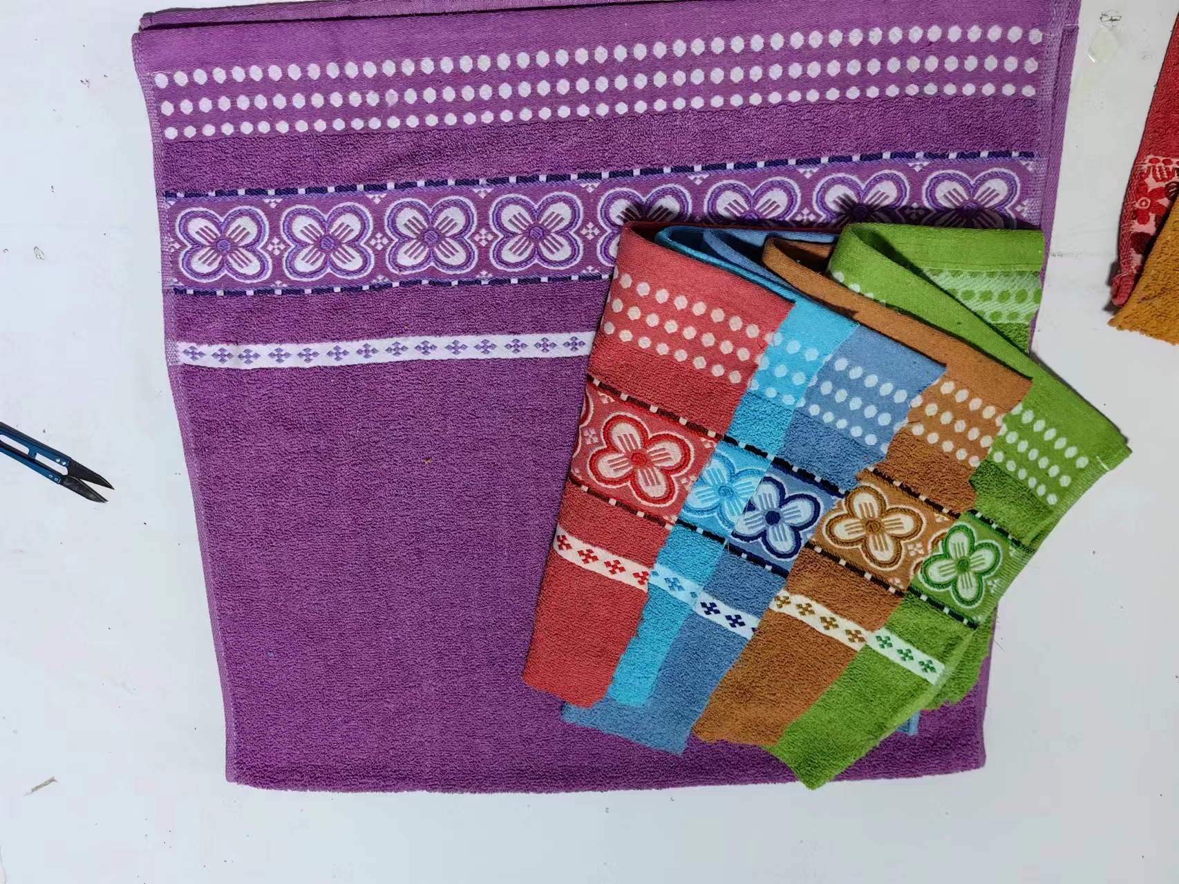 Cotton bath towel