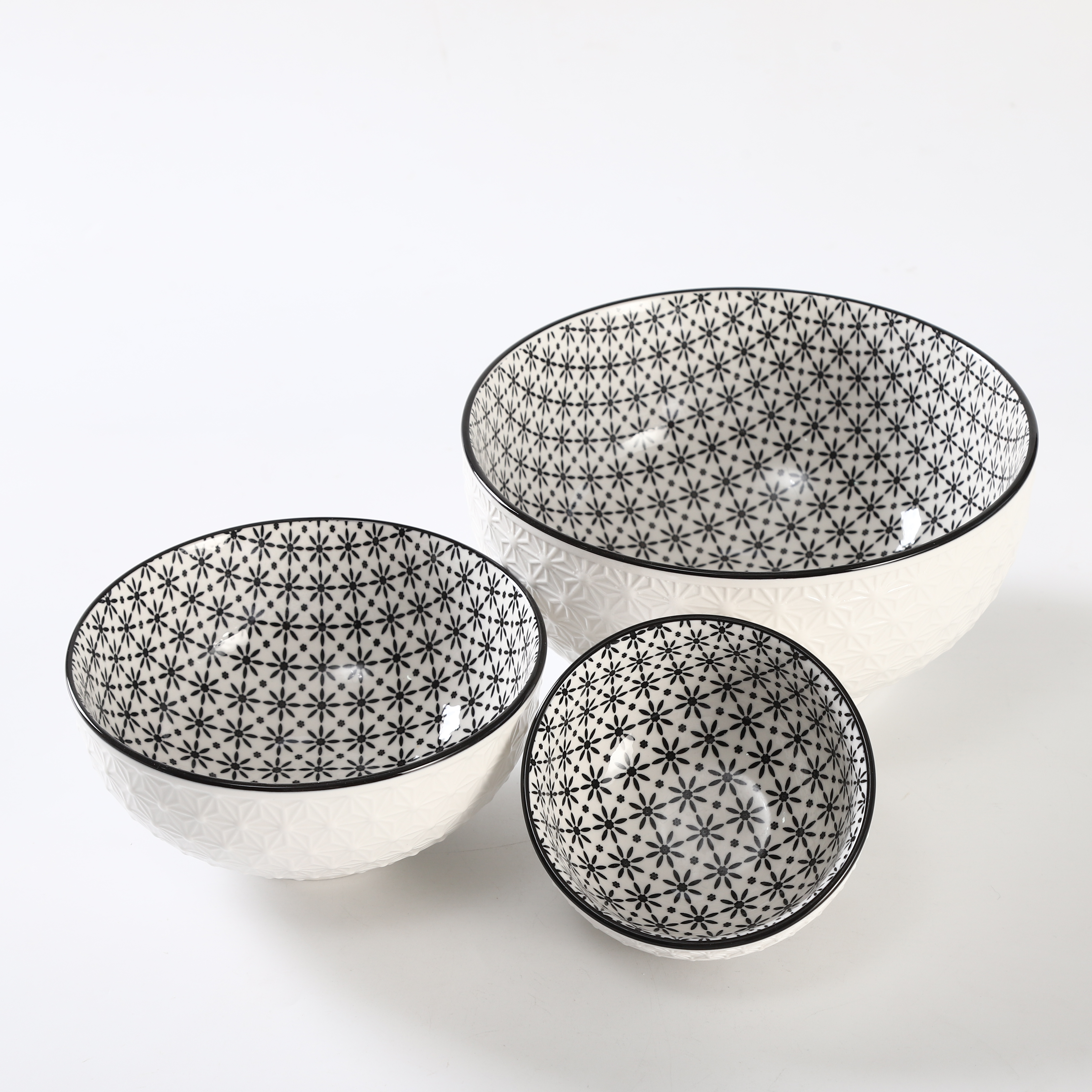 Outside embossed,inside pad printing bowl