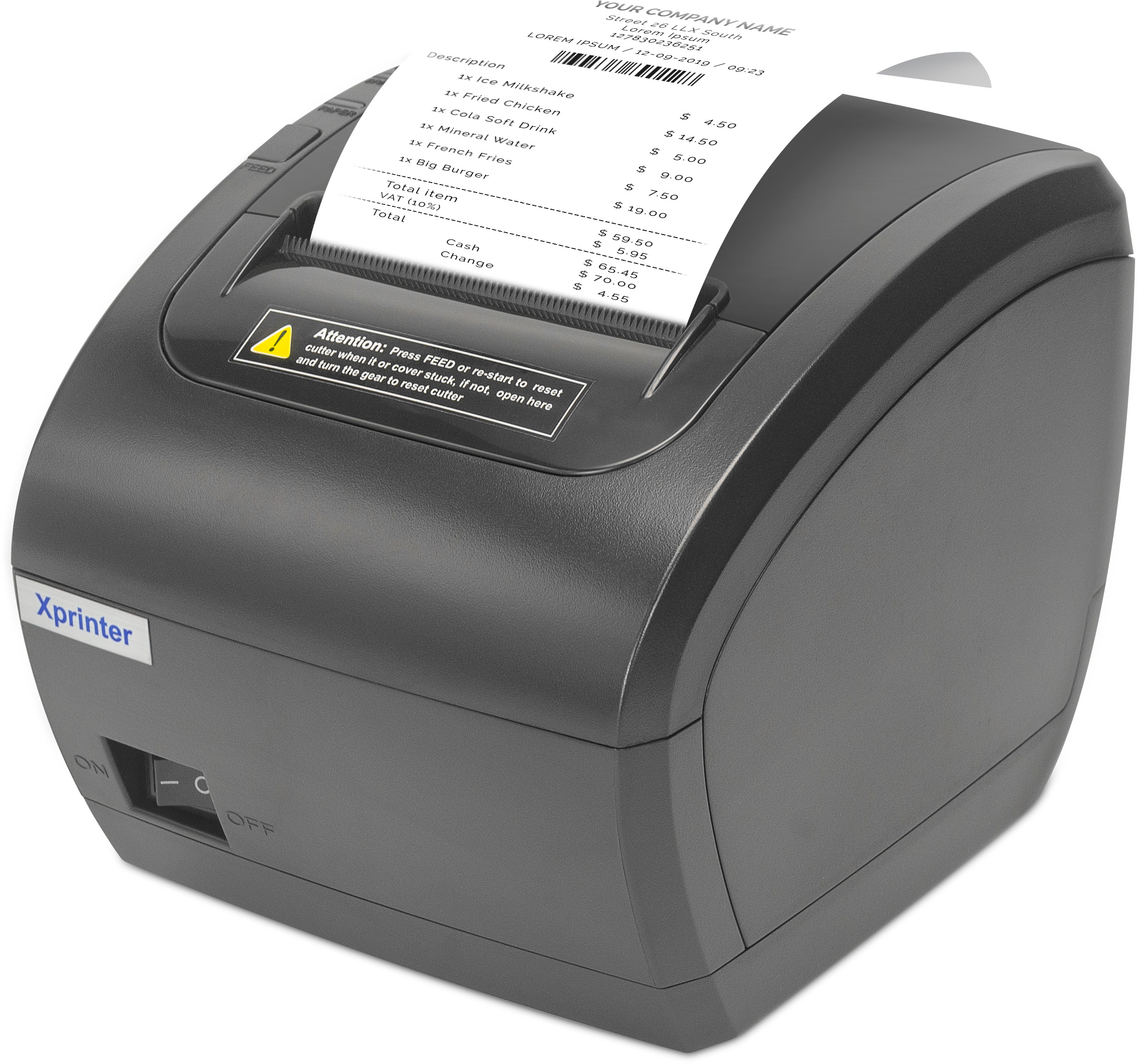 Xprinter XP-Q838L High Quality 80mm Thermal Receipt Printer With Auto Cutter