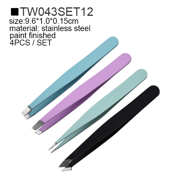 Coloful tweezer set