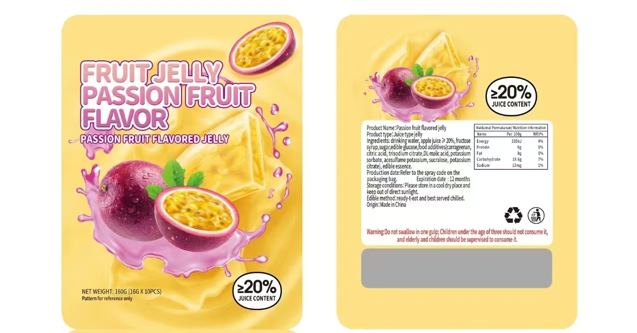 Passion fruit jelly