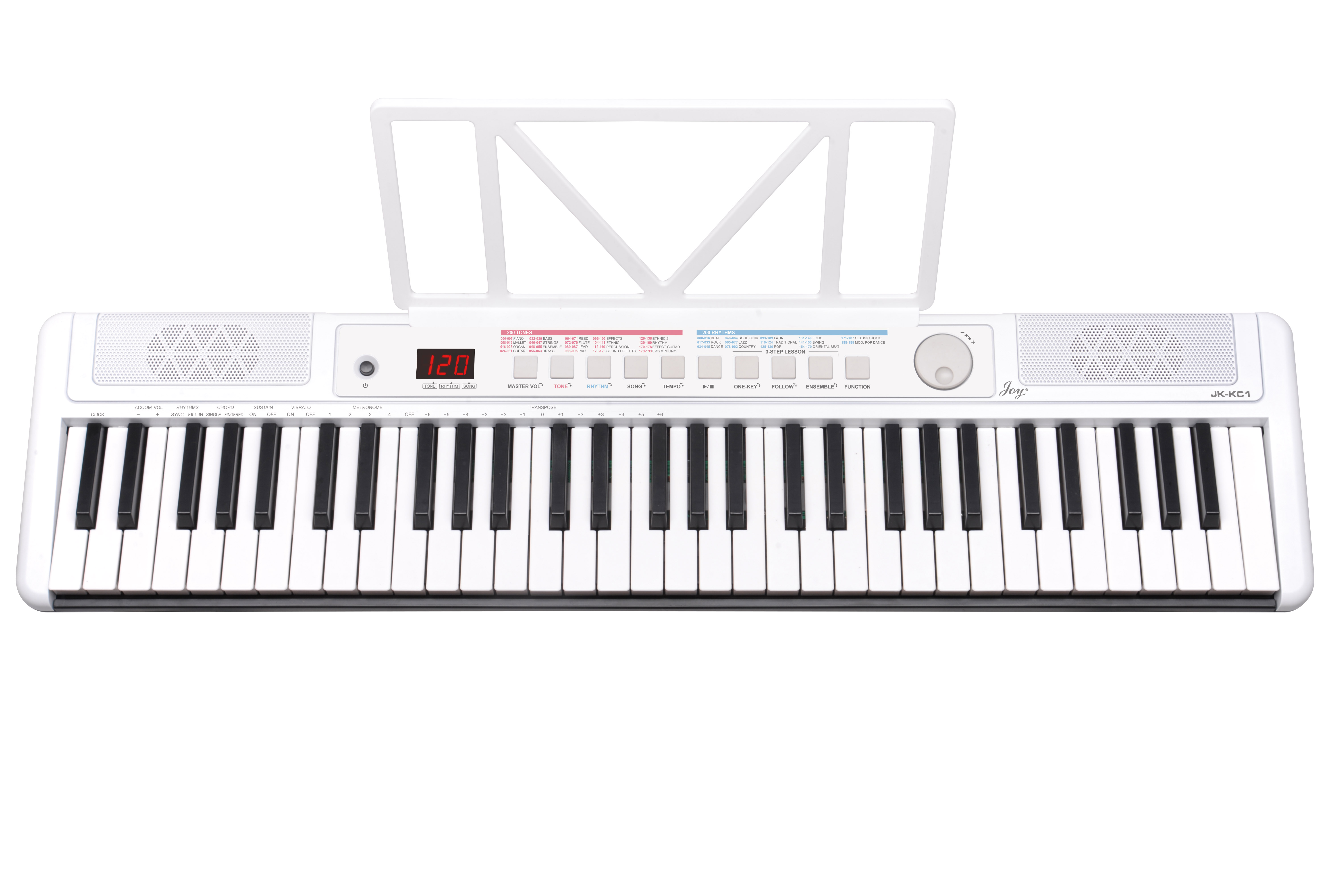 61 keys keyboard with lighting keys