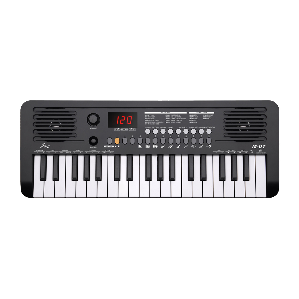 37 keys entry-level keyboard