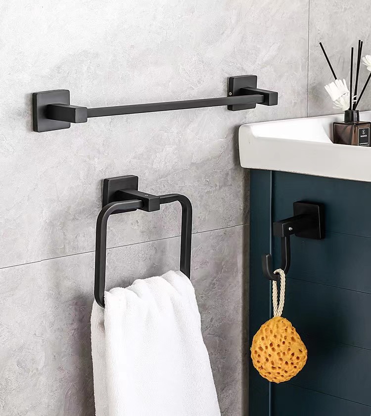 Wall mounted towel rack、towel ring and hook set