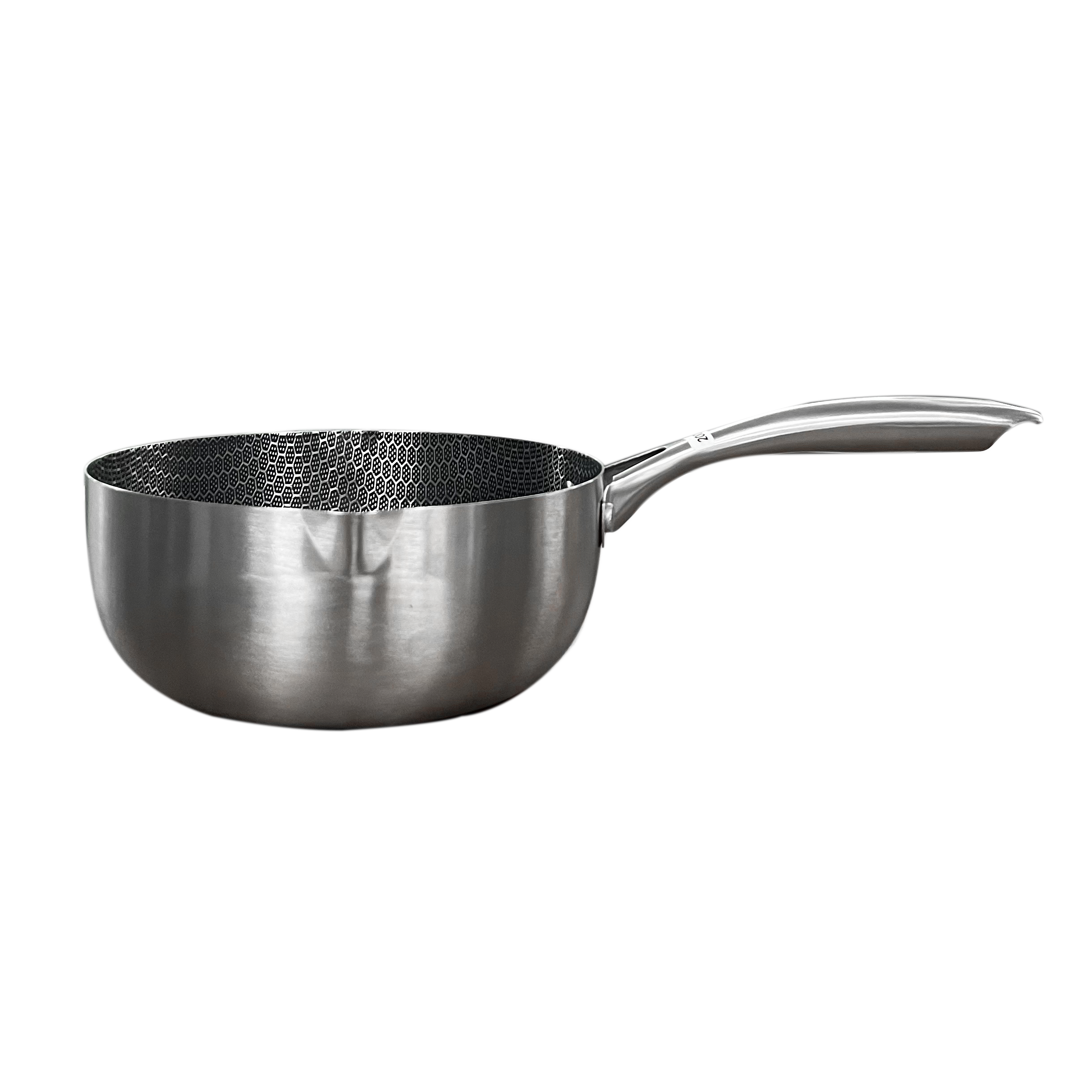 JSD-Single Layer Stainless Steel Non-stick Frying Wok with Honey Comb Design