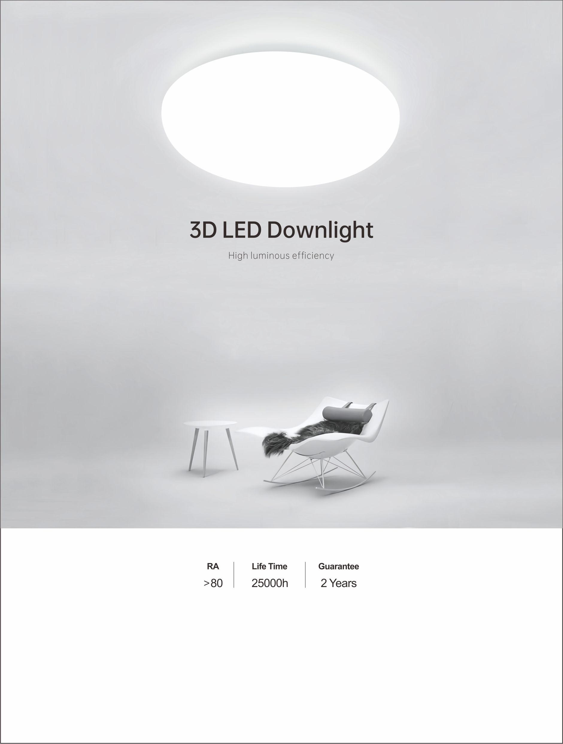 3D LED Downlight