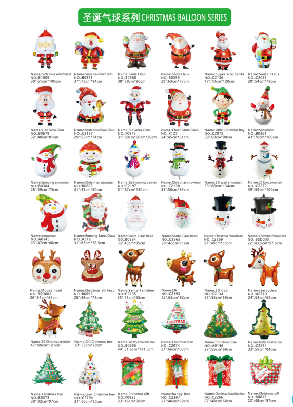 Christmas balloons. Decorate balloons