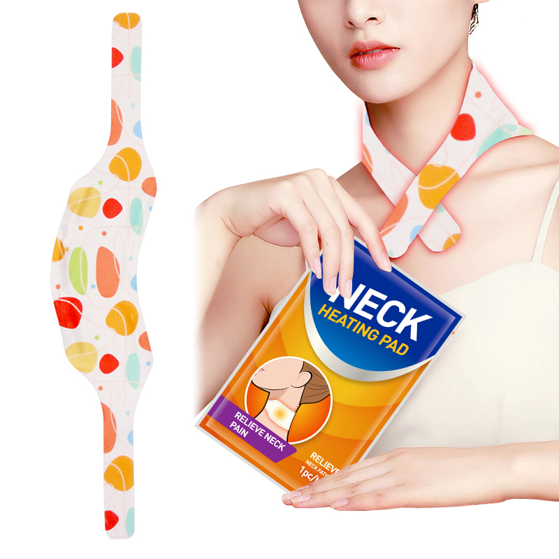 Disposable neck warmer pad for neck and shoulder pain relief patch