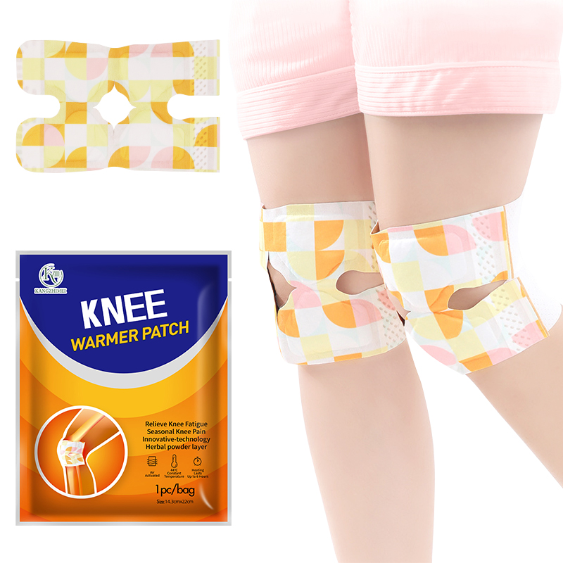 Disposable adhesive herbal pain relief knee warmer patch