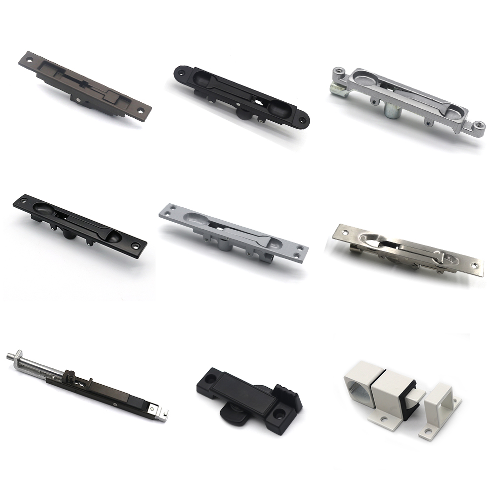 Security aluminum alloy door flush bolt