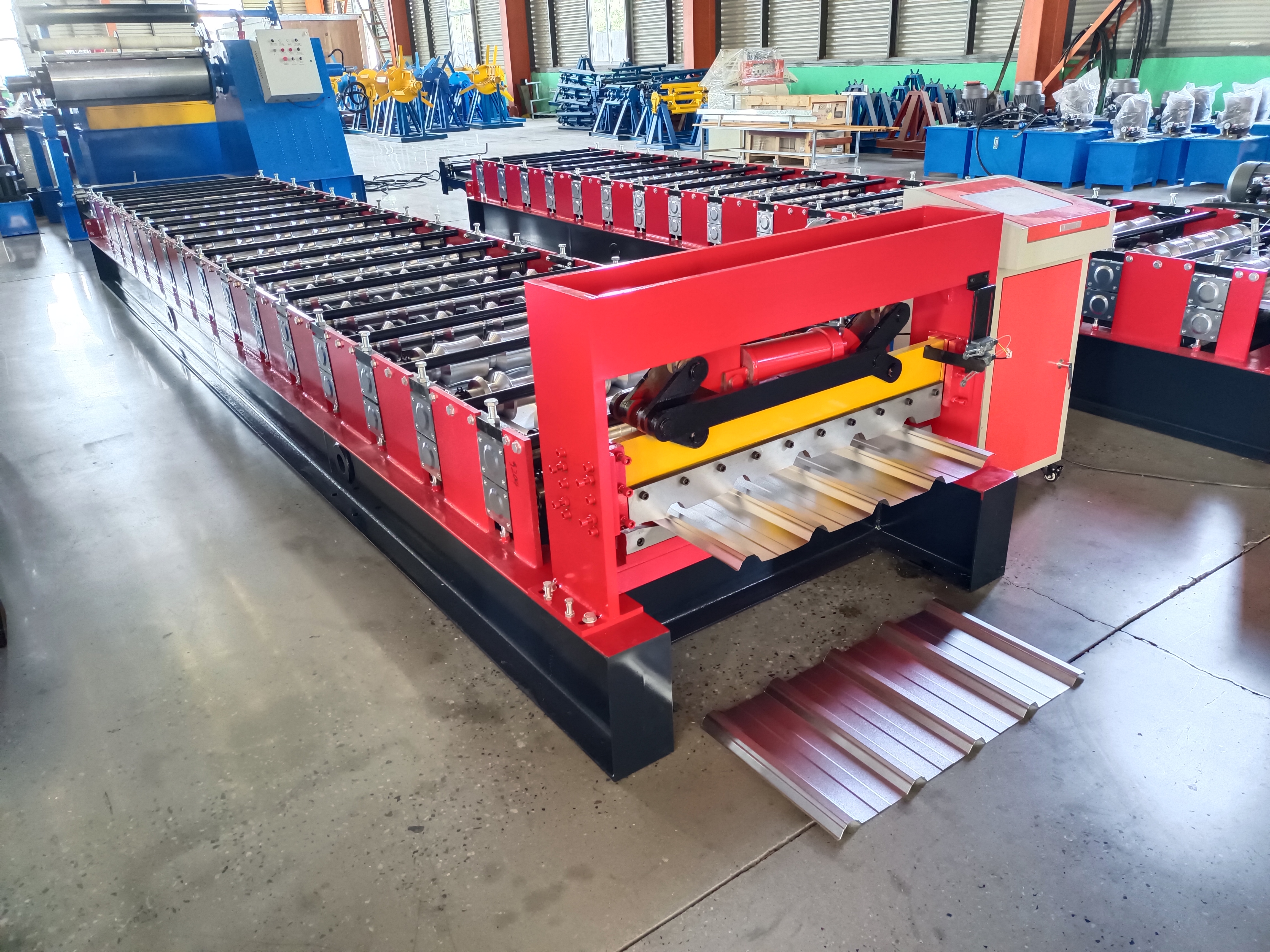 IBR Color Steel Roof Panel Sheet Metal Roll Forming Machines