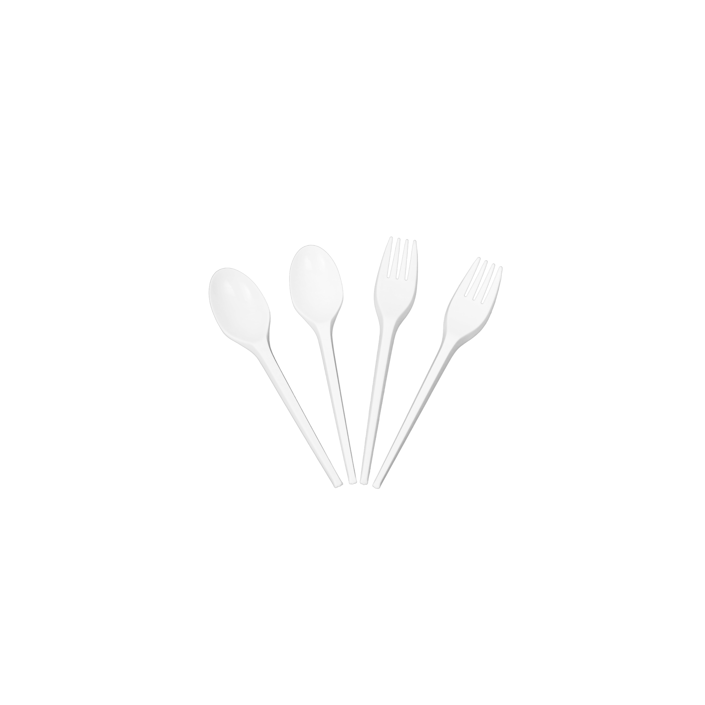 Plastic spoon