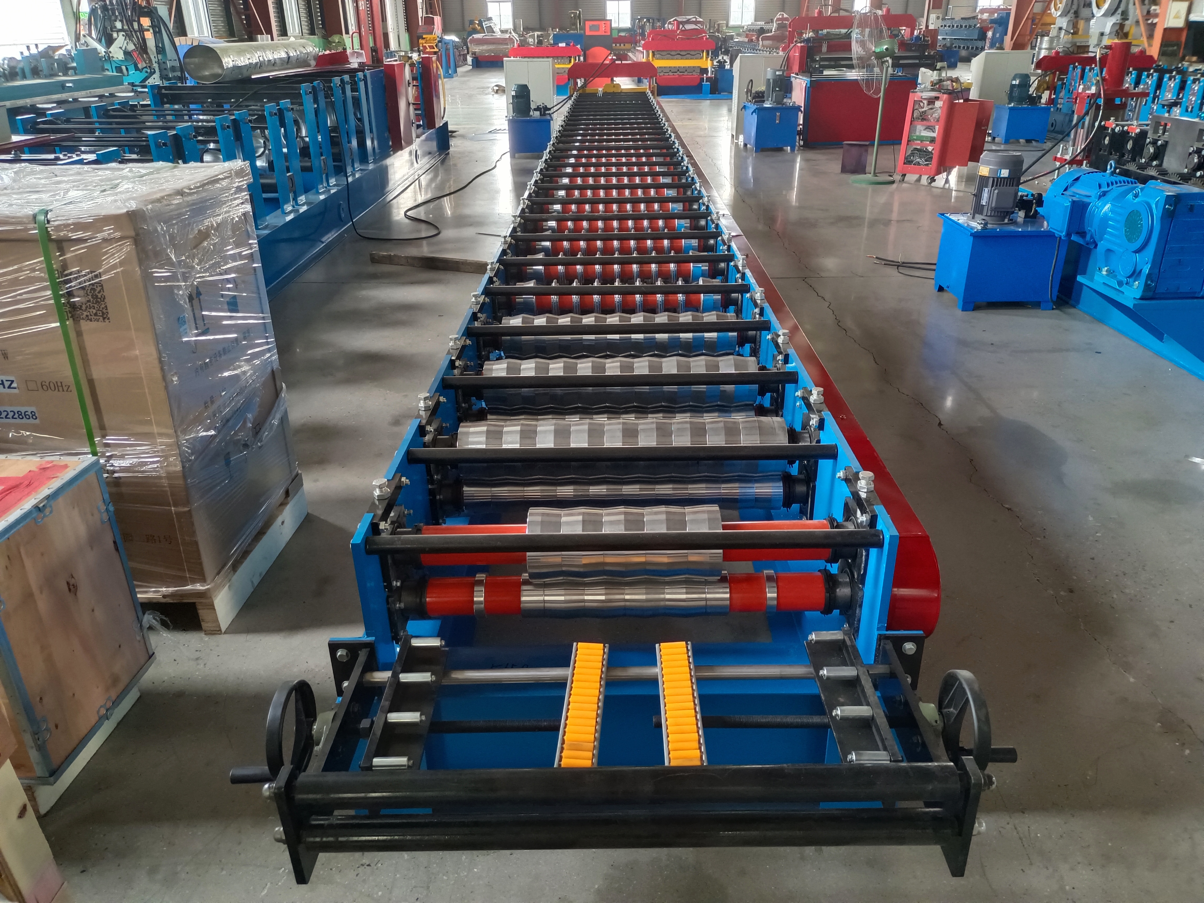 Corrugated Roof Panel Sheet Metal Roll Forming Machines