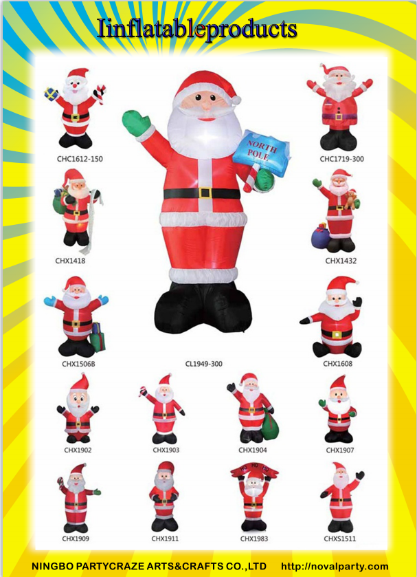 Inflatable ornaments, gas molds