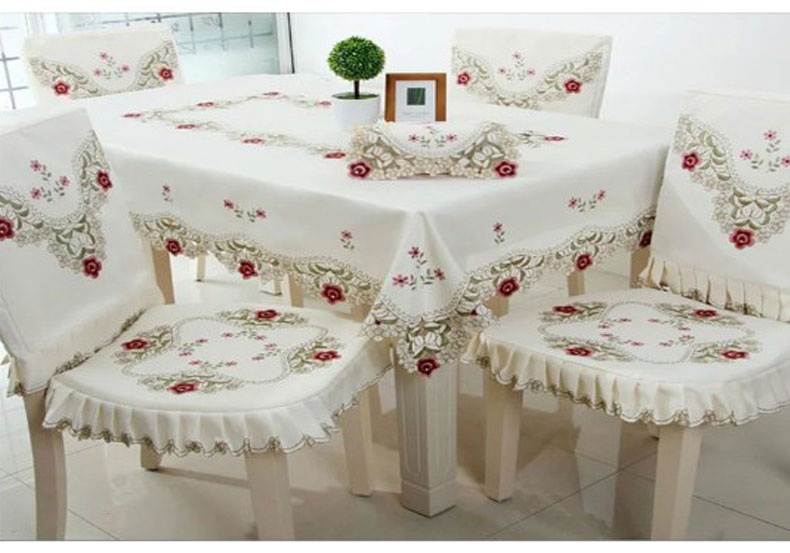 ural embroidered tablecloth, dining tablecloth, embroidered hollow tablecloth, tea table cloth