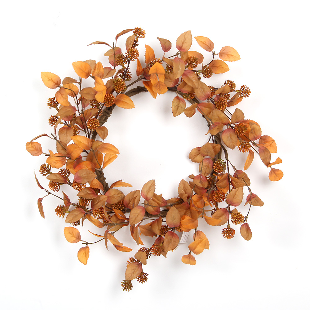 Transworld Artificial Flower Wreath Autumn Decorative Wreaths For Home Decorations