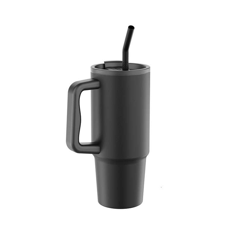 Vacuum tumbler with handle