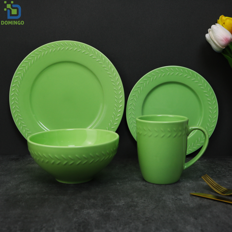 Bulk Cheap Sale European Style Porcelain Set Round Dinner Plate Sets