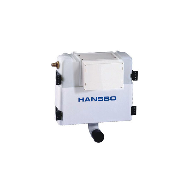 Concealed cistern toilet flush tank for marine toilet