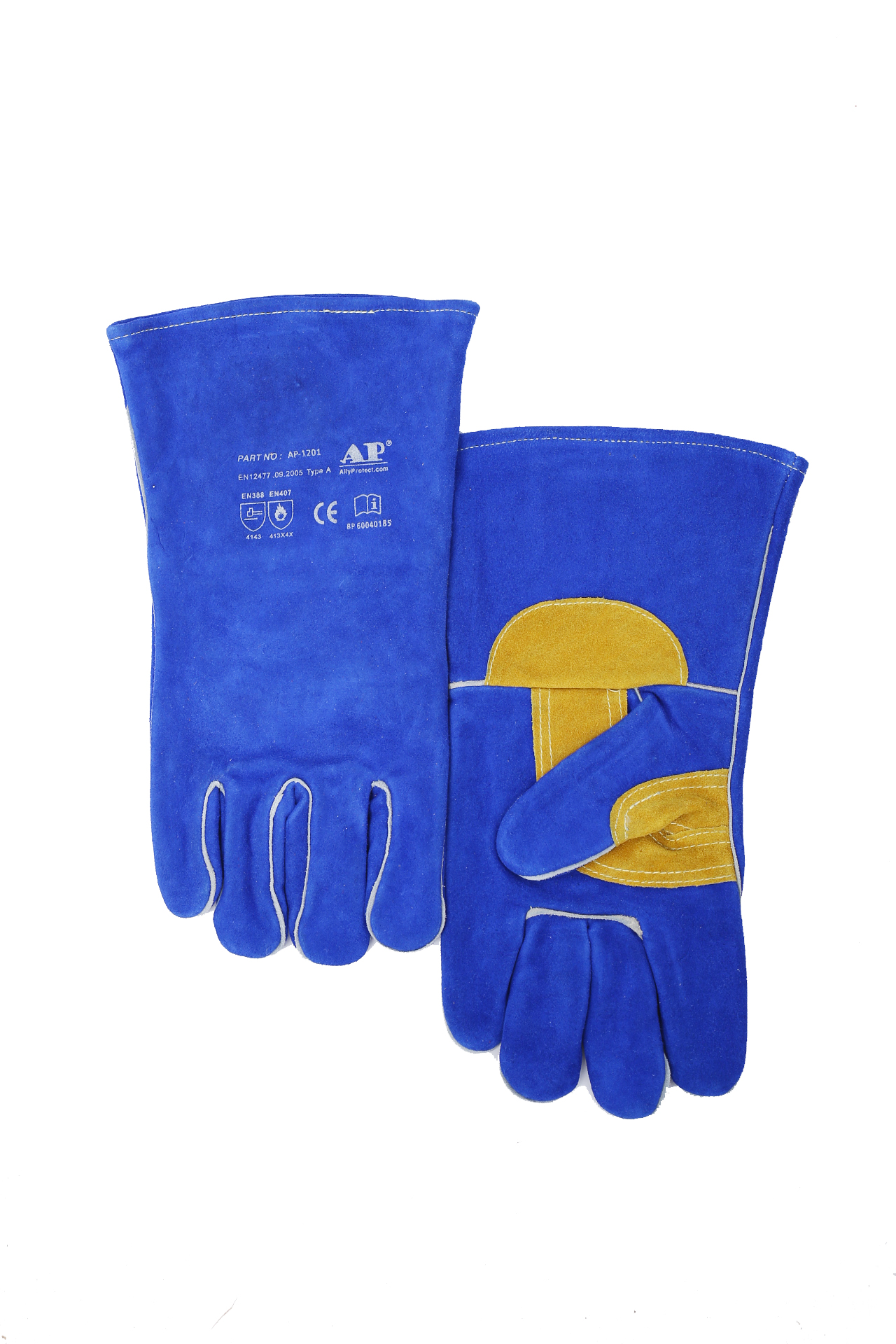 Leather welding gloves