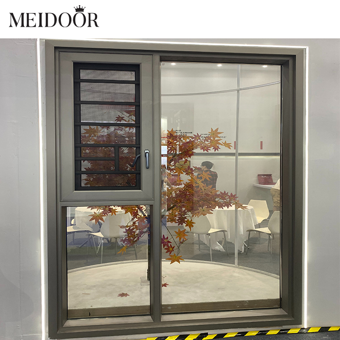 NFRC Certificate Double Glazing Tempered Glass Triple Glazed Aluminium Tilt and Turn Casement Window