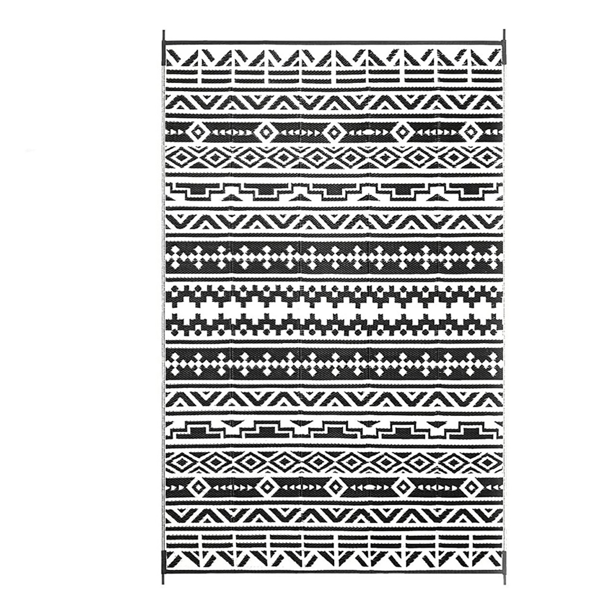 Outdoor/Indoor UV Fade Resistant Recycled Plastic Beach Mat
