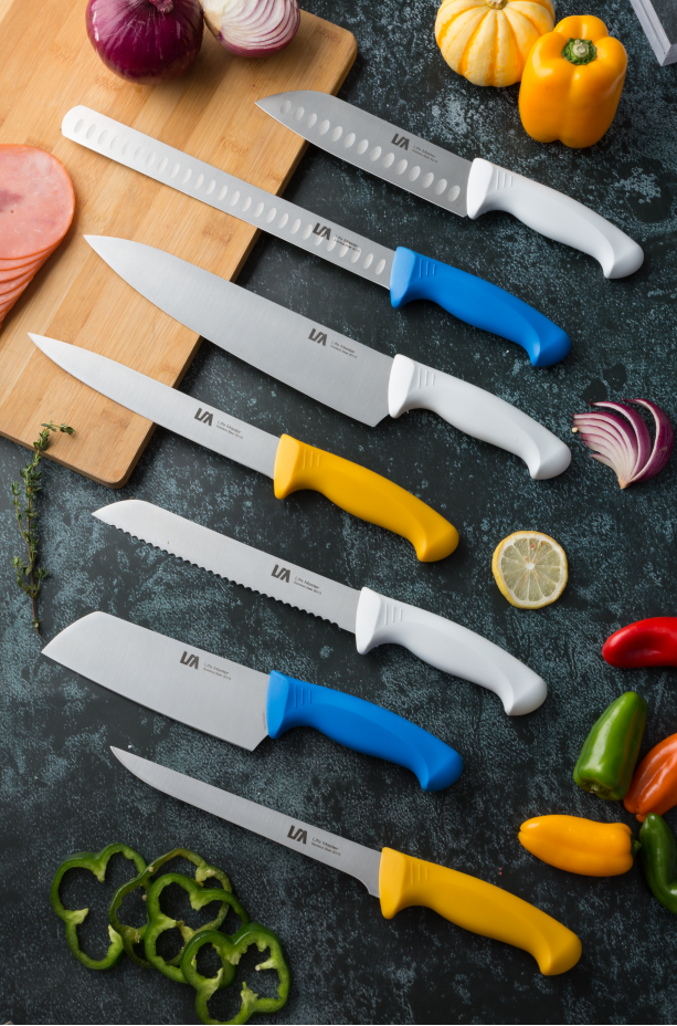 Seven Piece PP stainless steel knife set