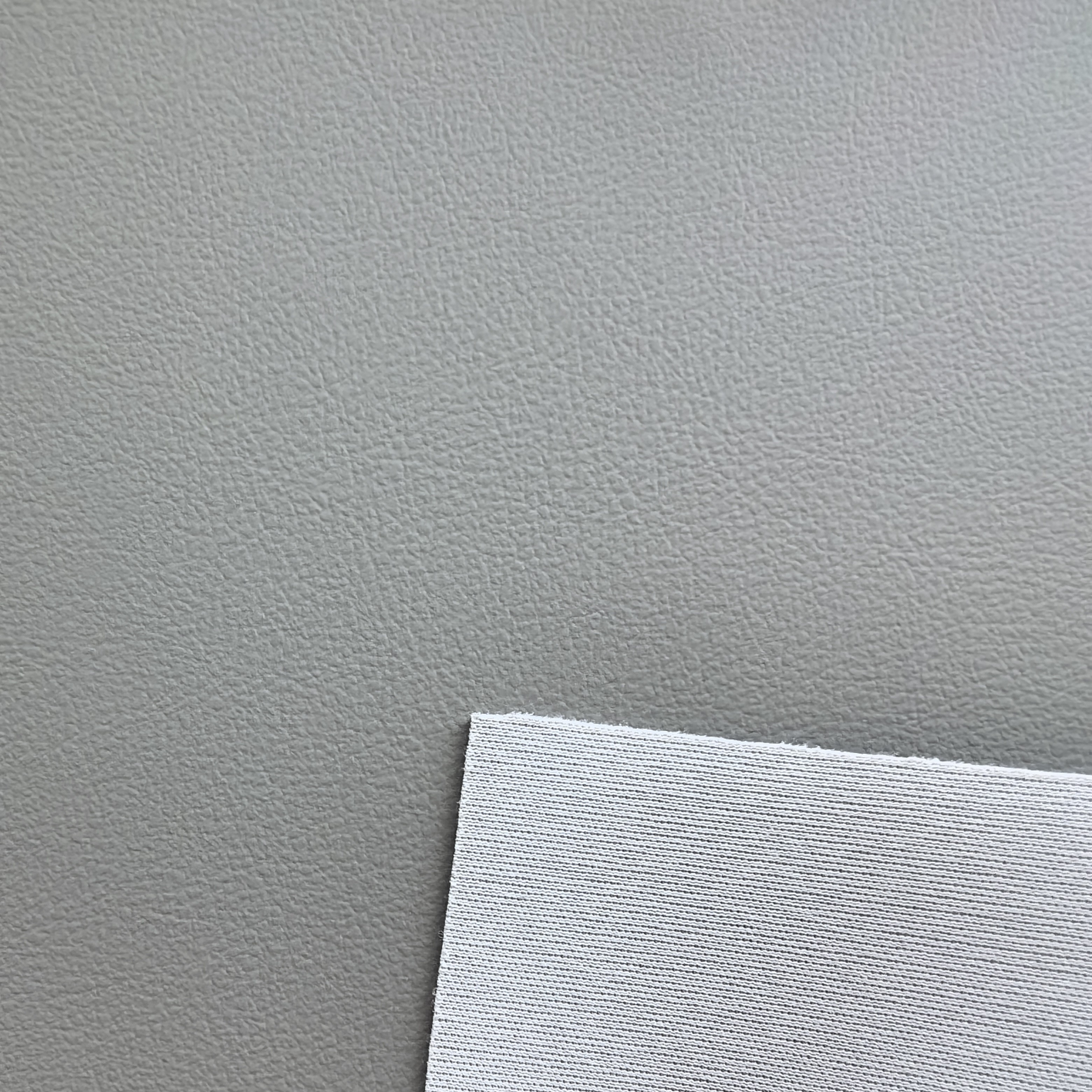 A grade PVC gray color car leather stock