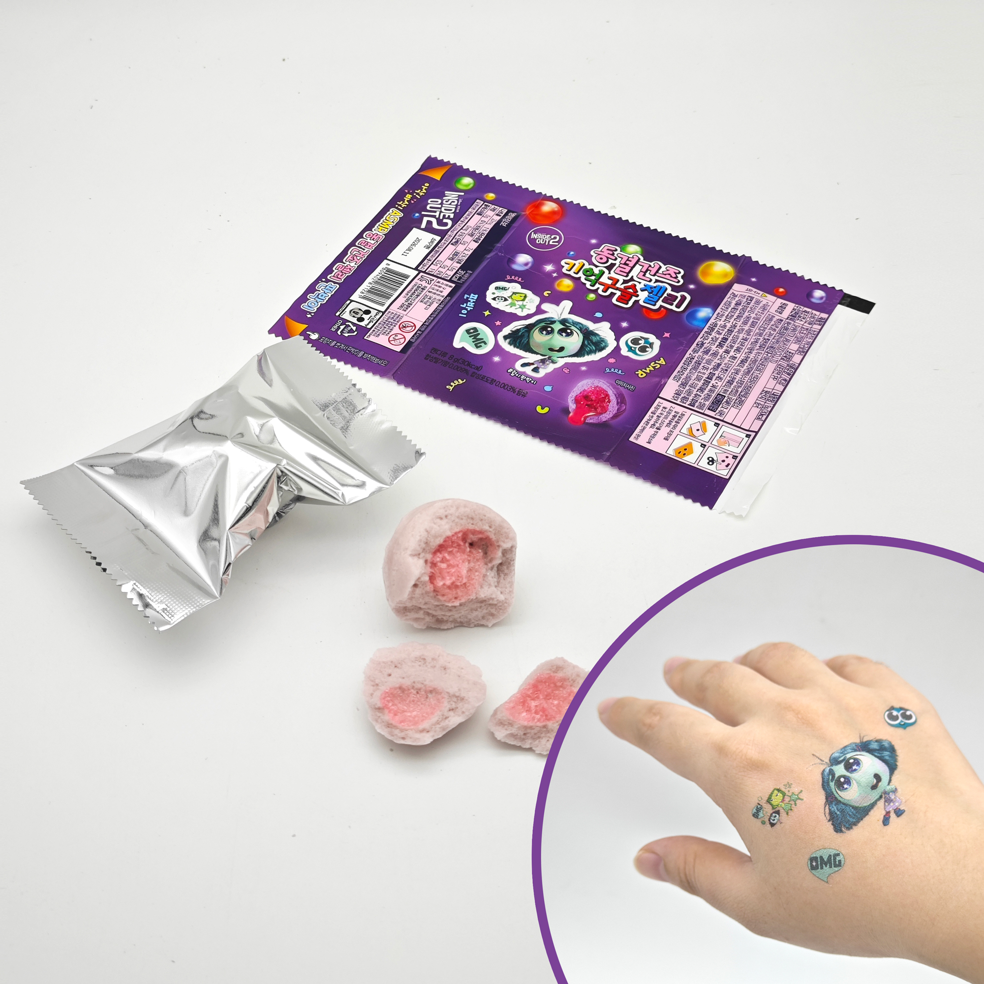 Freeze dried jelly