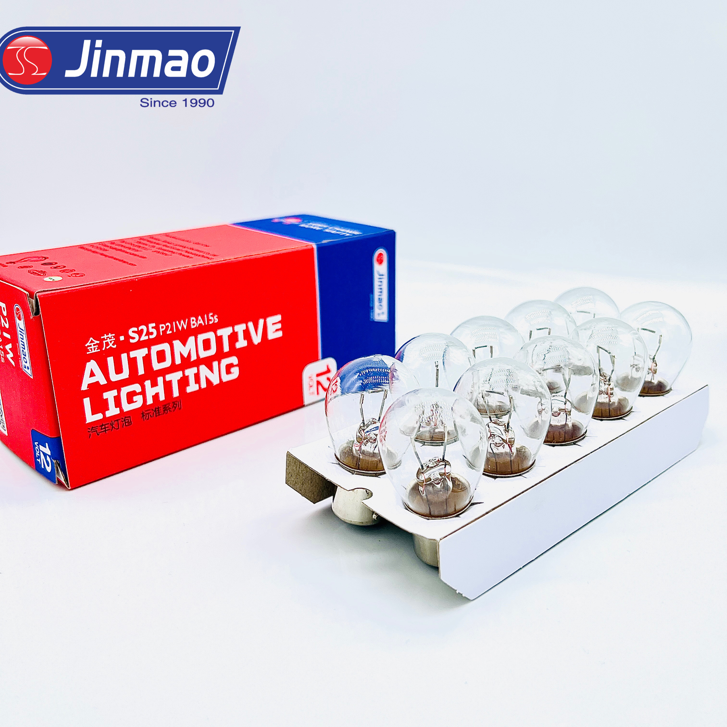 Jinmao S25 12V 21W BA15s P21W 1141 382 Standard Clear auto turn light lamp car tail bulb