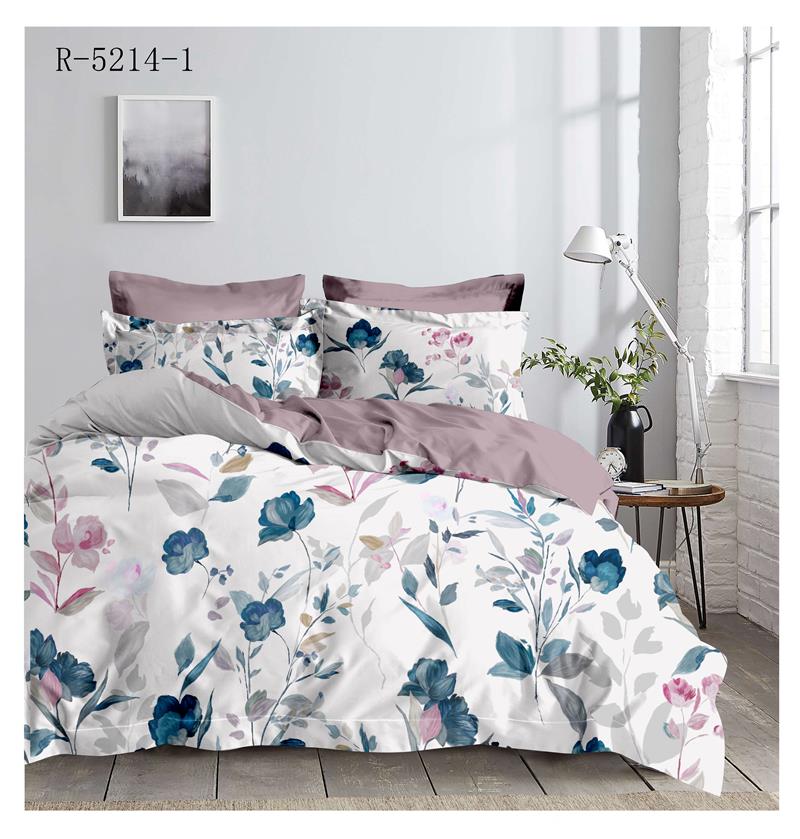 Digital print brushed quilted comforter