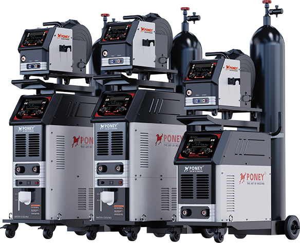 High speed double pulse water cooling aluminum welding machine co2 gas welder