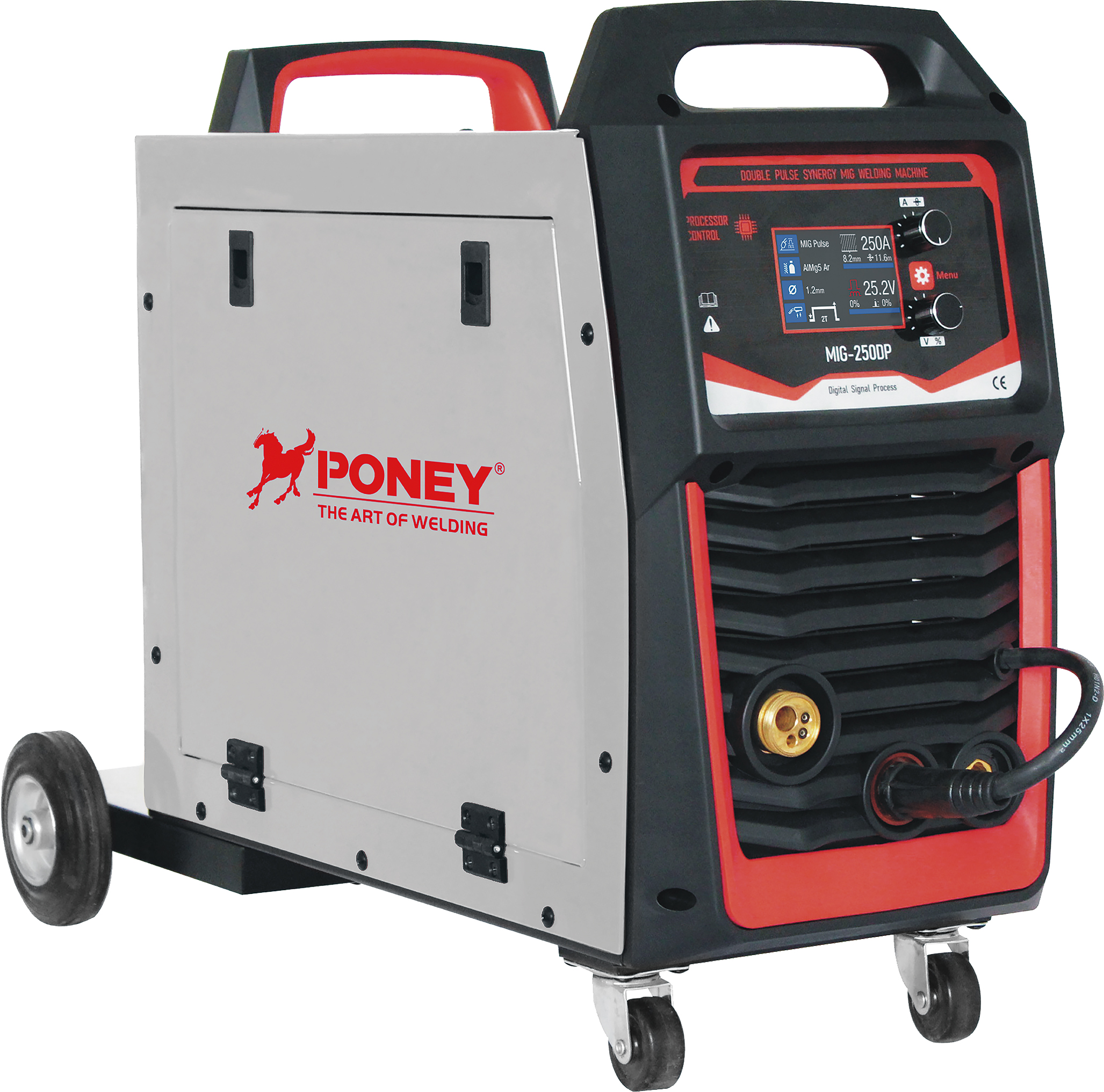 Double pulse aluminum welding machine