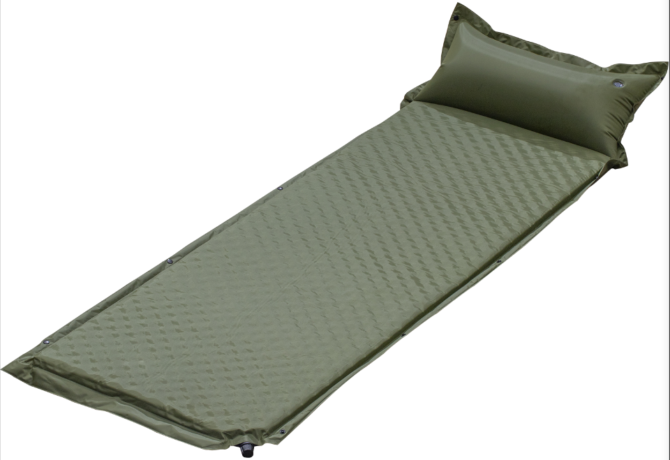 Self-inflating mat